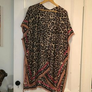 NWOT - leopard print kimono - Size OS